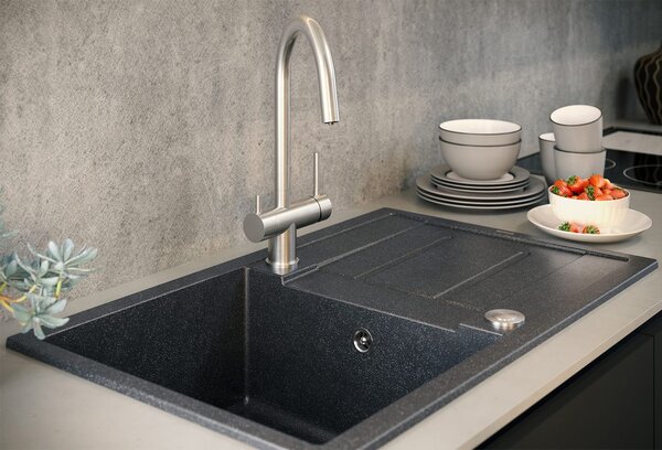 Kitchen faucet REA Caren BRUSH NICKEL