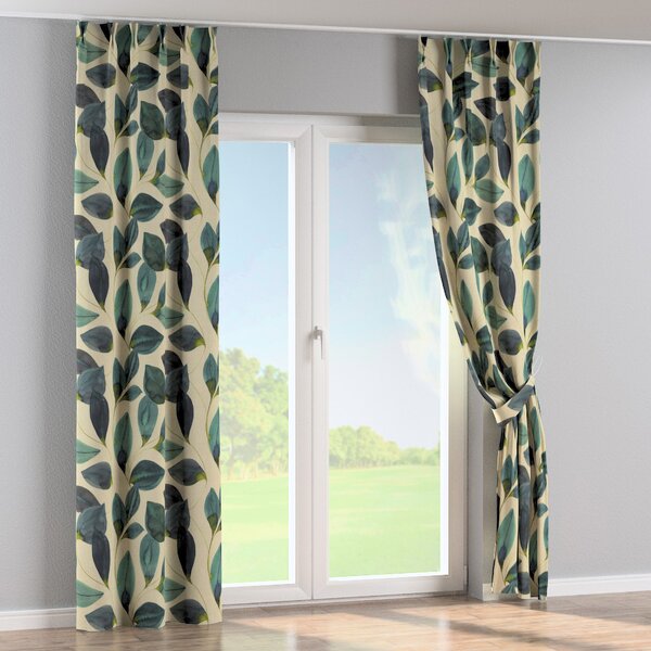 Double pinch pleat curtain