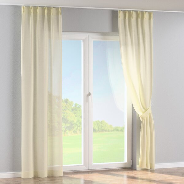 Double pinch pleat curtain