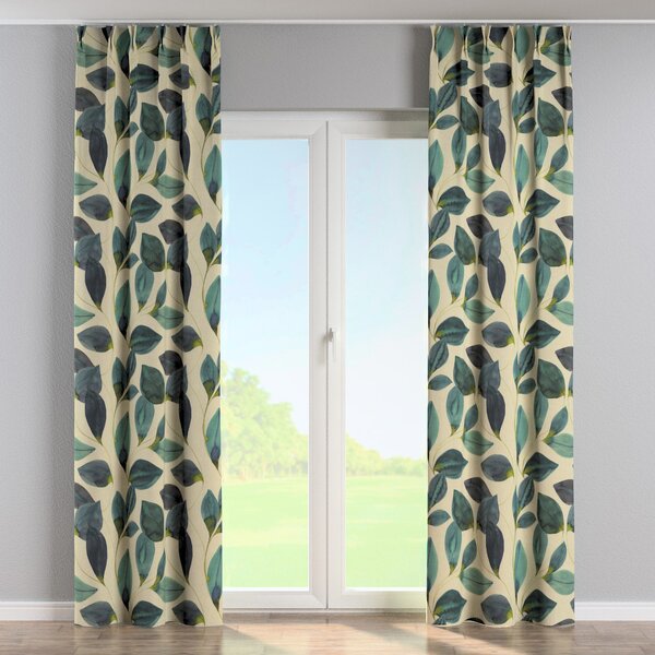 Double pinch pleat curtain