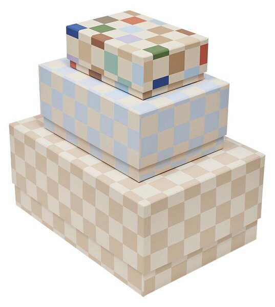 OYOY Mana storage boxes 3 pieces Multi