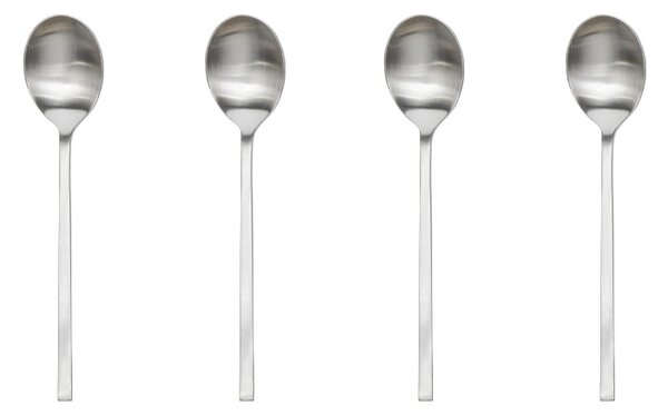 OYOY Yuka teaspoon 4-pack Brushed Steel