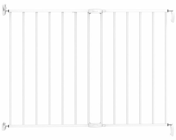 Noma Extending Safety Gate 62-102 cm Metal White 93361