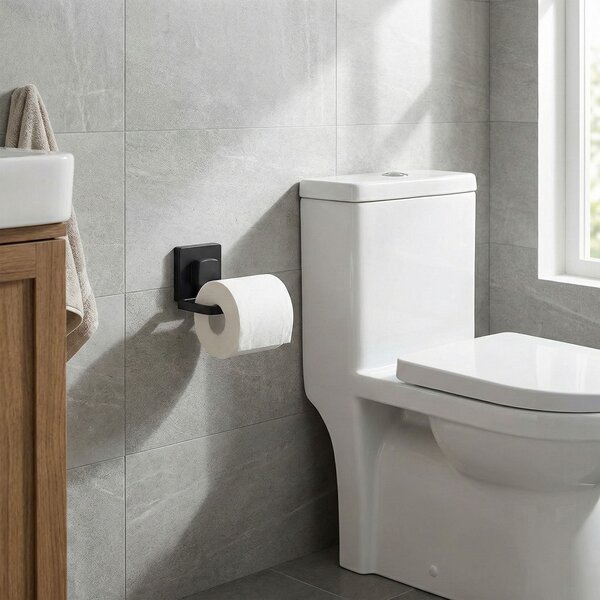 Toilet paper holder Black 381698