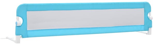 Toddler Safety Bed Rail Blue 180x42 cm Polyester