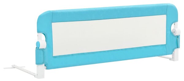 Toddler Safety Bed Rail Blue 120x42 cm Polyester