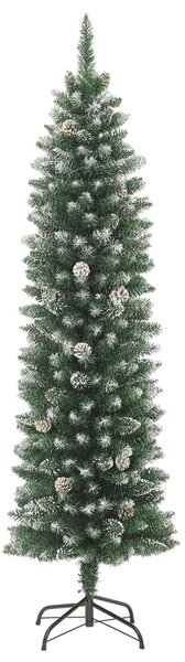 Artificial Slim Christmas Tree with Stand 120 cm PVC