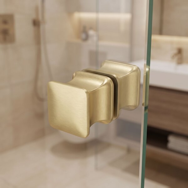 Shower door handle Rea 04 Brushed Gold