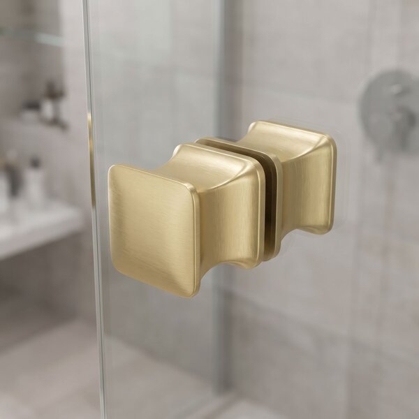 Shower door handle Rea 04 Brushed Gold