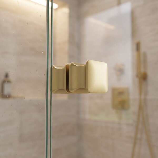 Shower door handle Rea 04 Brushed Gold