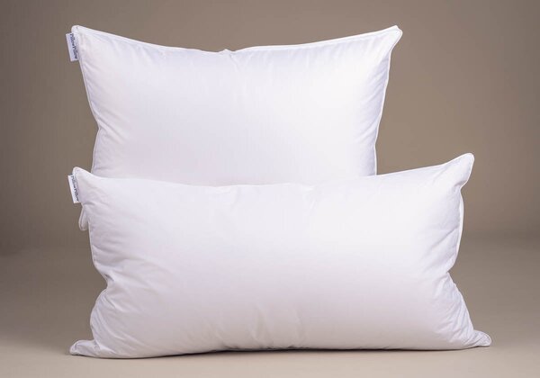 The Down Surround Pillow - White Duck Down & Feather - Premium Support & Comfort, Super King 50 x 90cm / Soft