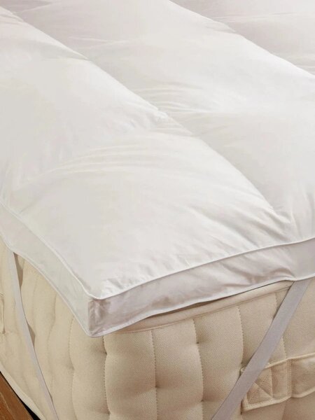 Luxury Mattress Topper - UK Made Duck Feather & Down - Oeko-Tex Certified, Single