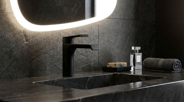 Bathroom faucet REA Hass Black Low