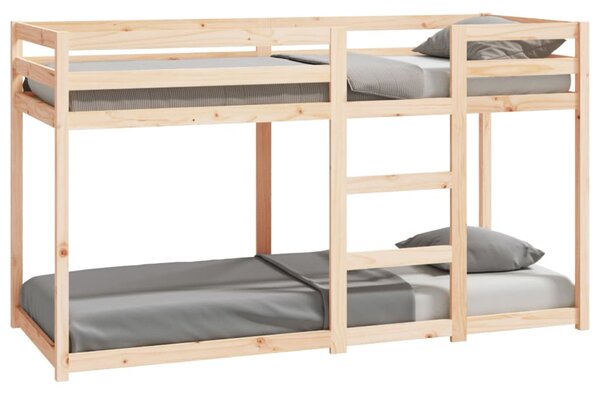 Bunk Bed without Mattress 75x190 cm Small Single Solid Wood Pine