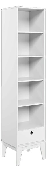 Fletcher Wooden Display Cabinet With 1 Drawer In White