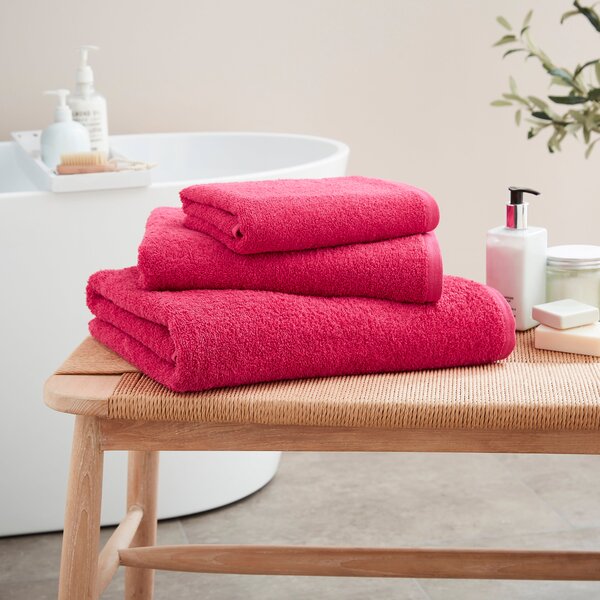 Magenta Cotton Soft Towel Magenta