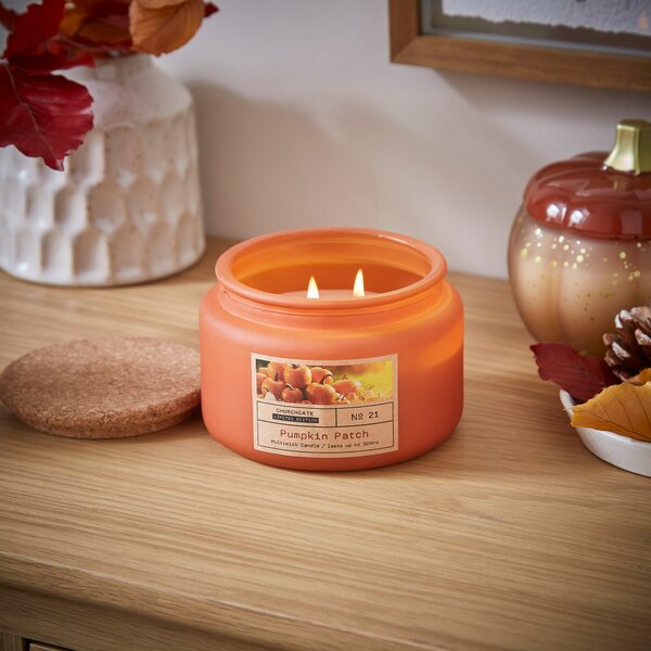 Churchgate Pumpkin Patch Multi Wick Candle Orange