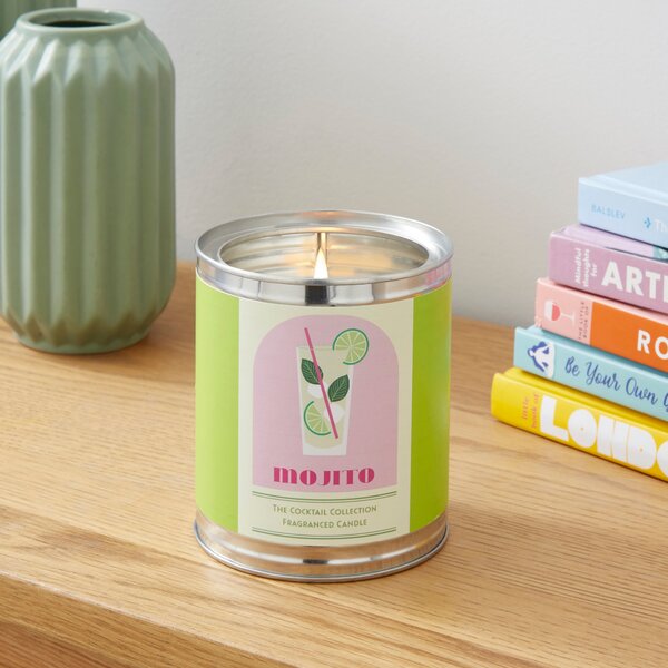 Mojito Tin Candle Green