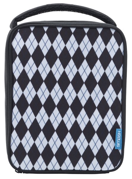 Smash Chequered Insulated Bag Black