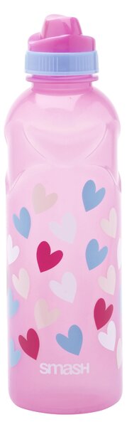 Smash Hearts 500ml Stealth Bottle Pink