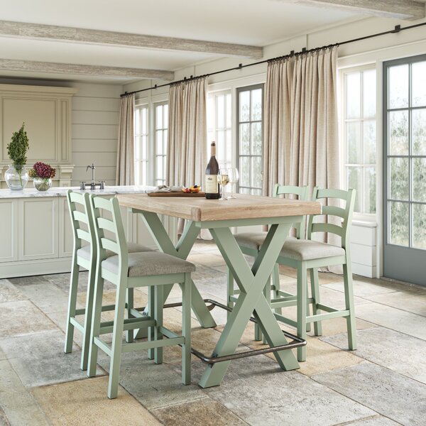 Salcombe Bar Table, Oak Green