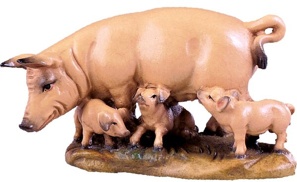 Pig with piglets - classic