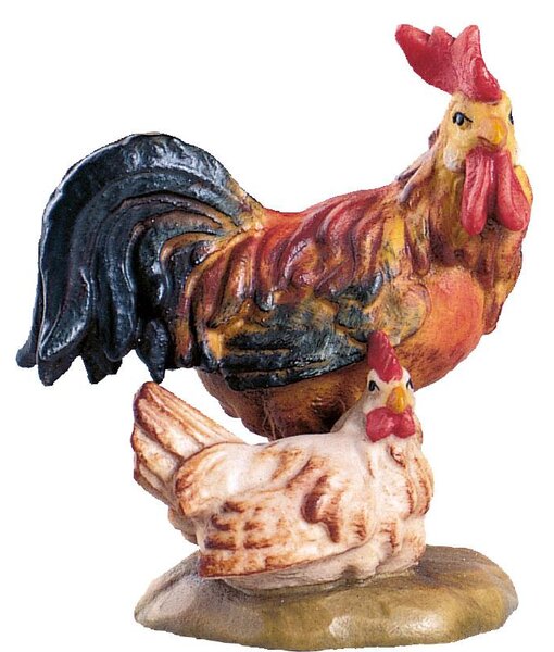 Cock with hen - dolomite