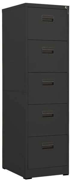 Filing Cabinet Anthracite 46x62x164 cm Steel