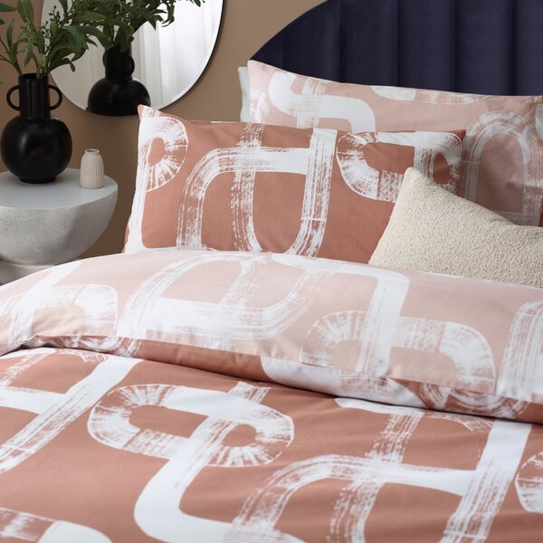 HÖEM Tuba Cotton Rich Duvet Cover & Pillowcase Set, Plaster