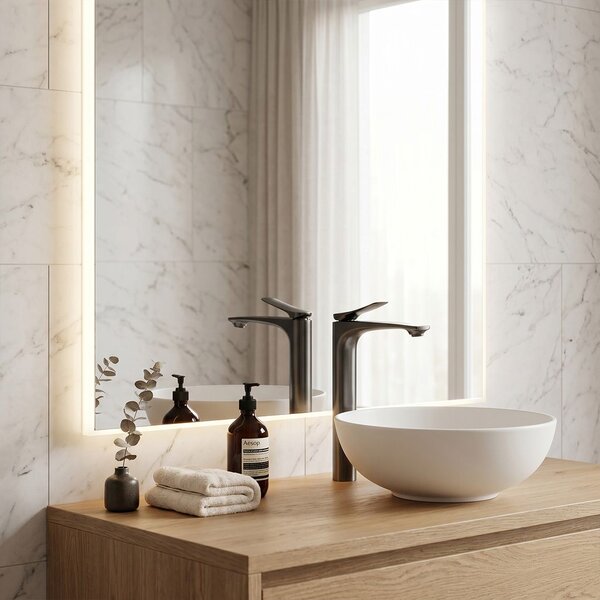 Bathroom faucet PREMIUM Rea Vision Tytan High