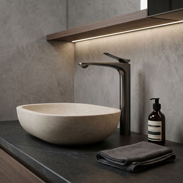 Bathroom faucet PREMIUM Rea Vision Tytan High