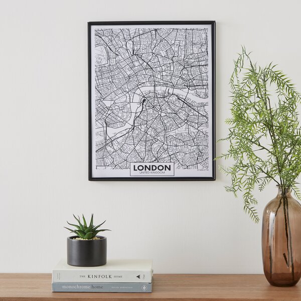 London Photo Frame 20x16 Black