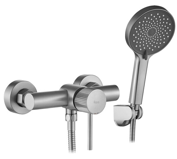 Shower faucet REA Lungo Stripe BRUSH NICKEL