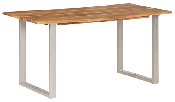 Dining Table 154x80x76 cm Solid Acacia Wood
