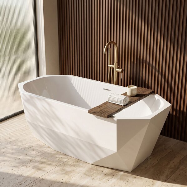 Freestanding bathtub Rea Diamanti 170