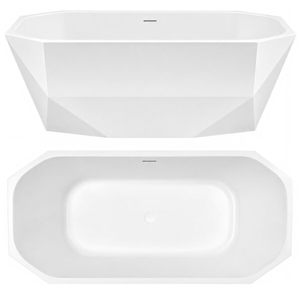 Freestanding bathtub Rea Diamanti 170