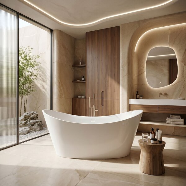 Freestanding bath Rea Ferrano 150