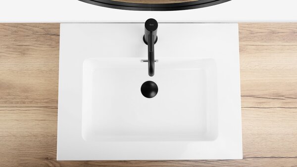 Ceramic Countertop Basin Rea Alison White