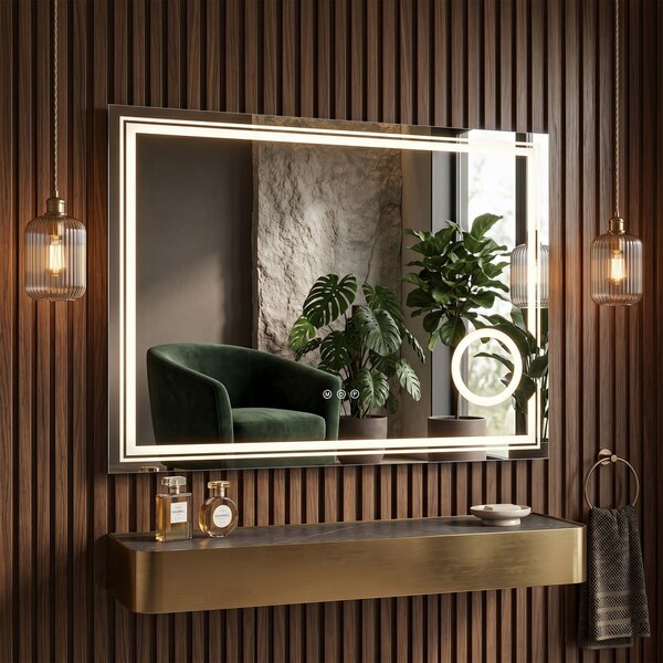 Mirror LED 80x60cm HAVEN
