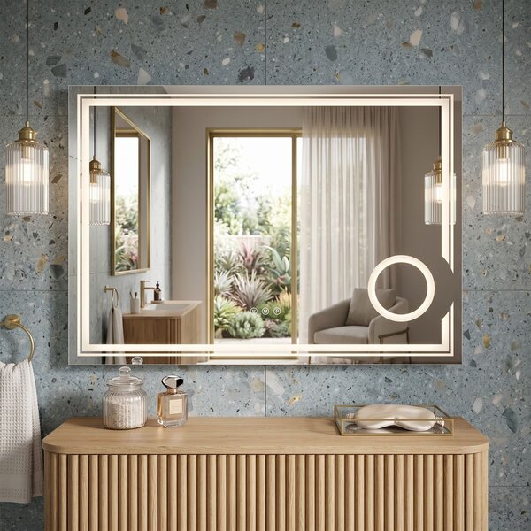 Mirror LED 80x60cm HAVEN