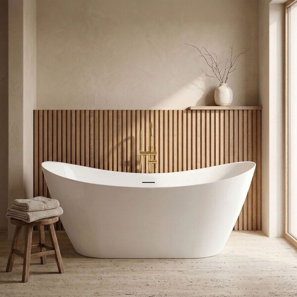 Freestanding bath Rea Ferrano Slim 150