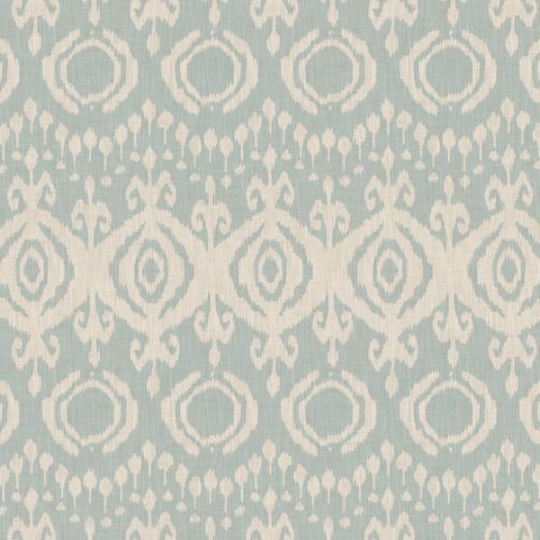 Volcano Powder, Sustainable Feather, Cushion, 55cm x 55cm - Andrew Martin Eco-conscious & Linen Blend & Viscose Blend Ikat