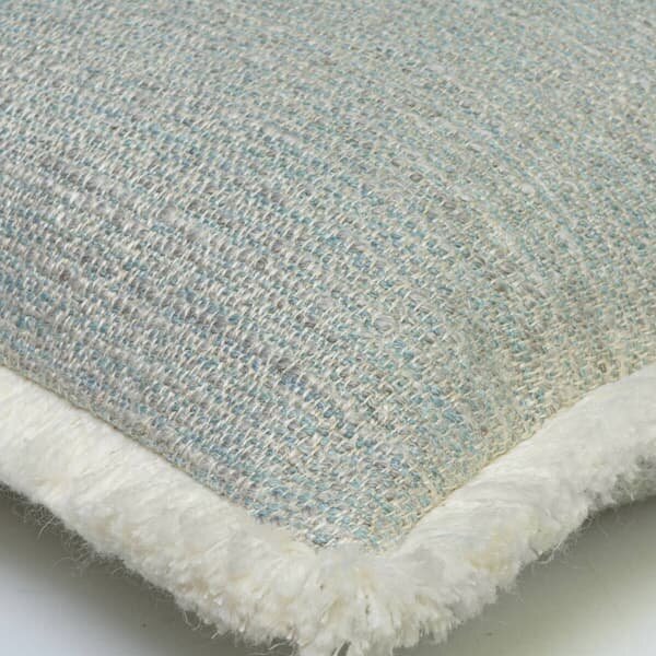 Wren Brook, Sustainable Feather, Cushion, 55cm x 55cm - Andrew Martin Sophie Paterson With Trim/Fringe & Cotton Blend & Linen Blend & Viscose Blend &