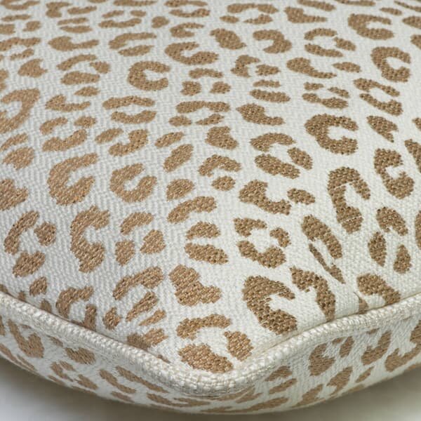 Wildcat Autumn, Sustainable Feather, Cushion, 55cm x 55cm - Andrew Martin Sophie Paterson Cotton Blend & Linen Blend & Viscose Blend Animal