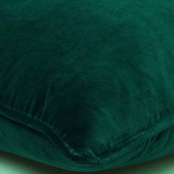 Medici Kingfisher, Sustainable Feather, Cushion - Andrew Martin Eco-conscious & Cotton & Velvet Plain