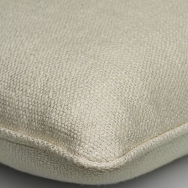 Shuttle Ivory, Sustainable Feather, Cushion - Andrew Martin Linen & Linen Blend Plain