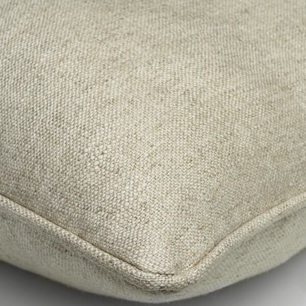 Rucksack Natural, Sustainable Feather, Cushion - Andrew Martin Linen & Linen Blend Plain