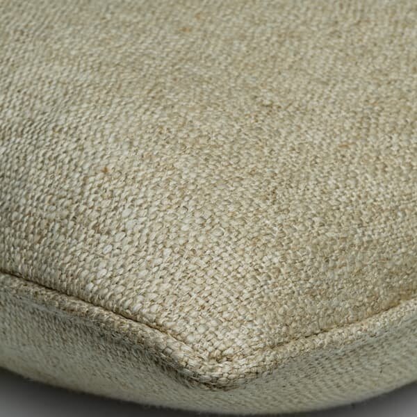 Shuttle Natural, Sustainable Feather, Cushion - Andrew Martin Linen & Linen Blend Plain
