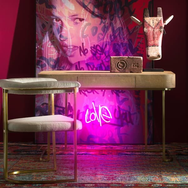 Jacques Desk Taupe, Desk - Andrew Martin
