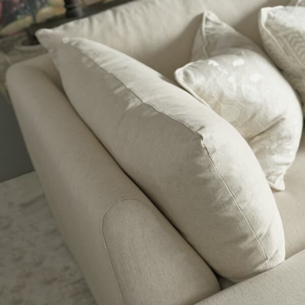 Bundum Section Sofa in House Linen | Large Corner Sofa - Andrew Martin